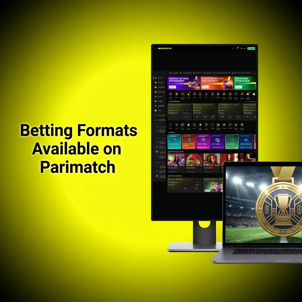 Parimatch betting formats including pre-match and live sports markets for players