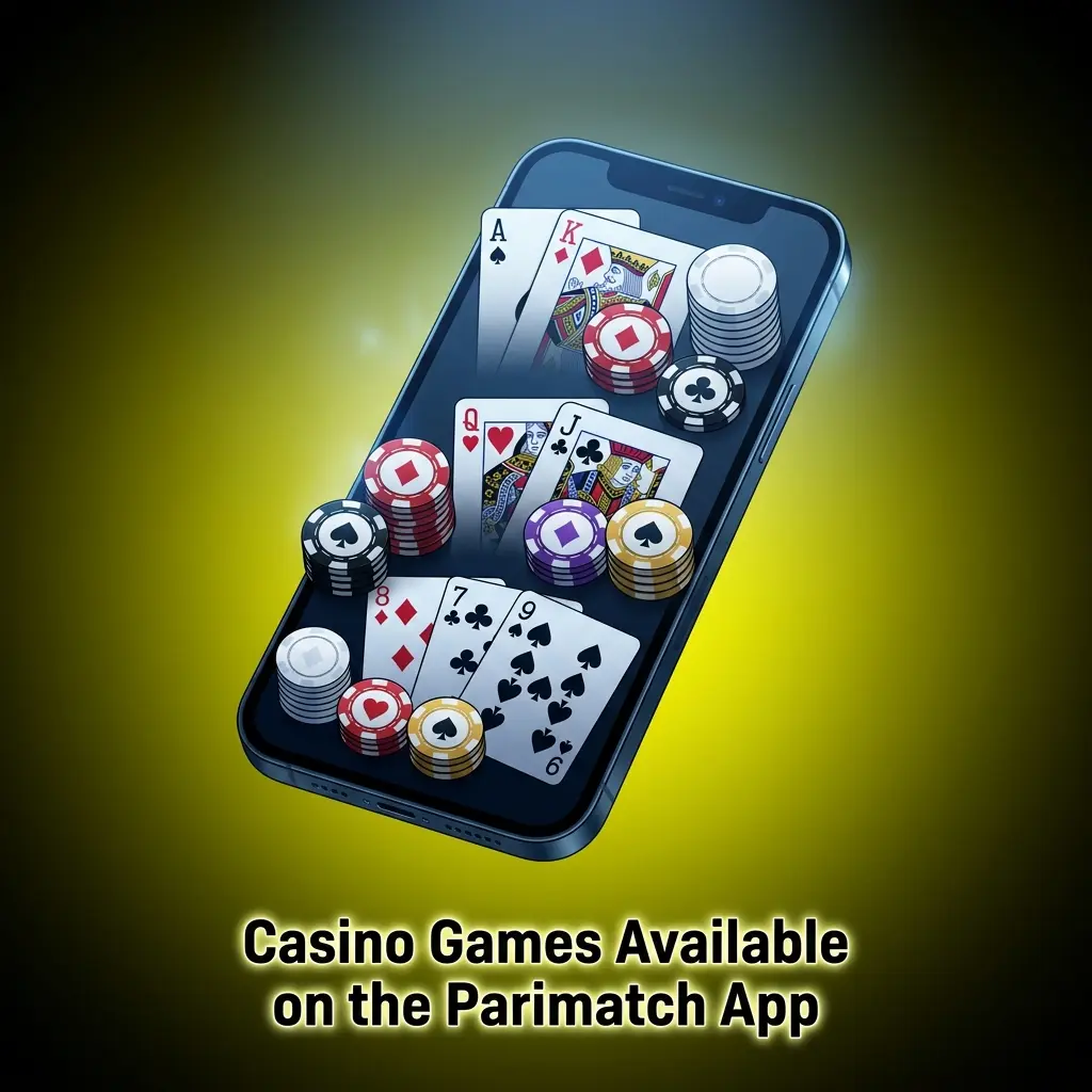 Parimatch app casino games including slots, live roulette, blackjack, Teen Patti, and Andar Bahar from top providers