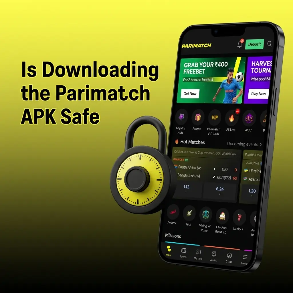 Parimatch APK download safety with SSL encryption and Curaçao eGaming licence No. 8048/JAZ compliance