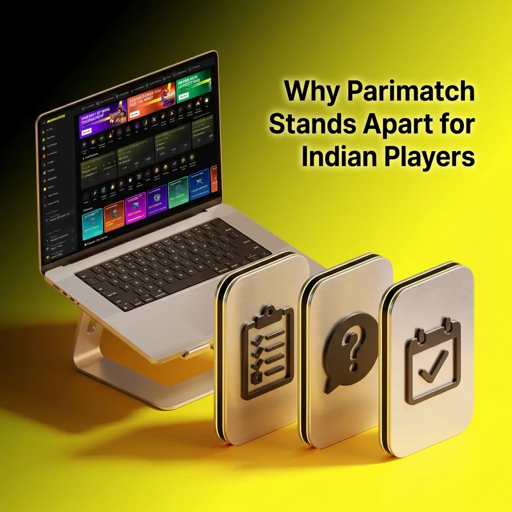 Parimatch features for Indian players including UPI payments, cricket odds, 3000+ casino games, and 24/7 support